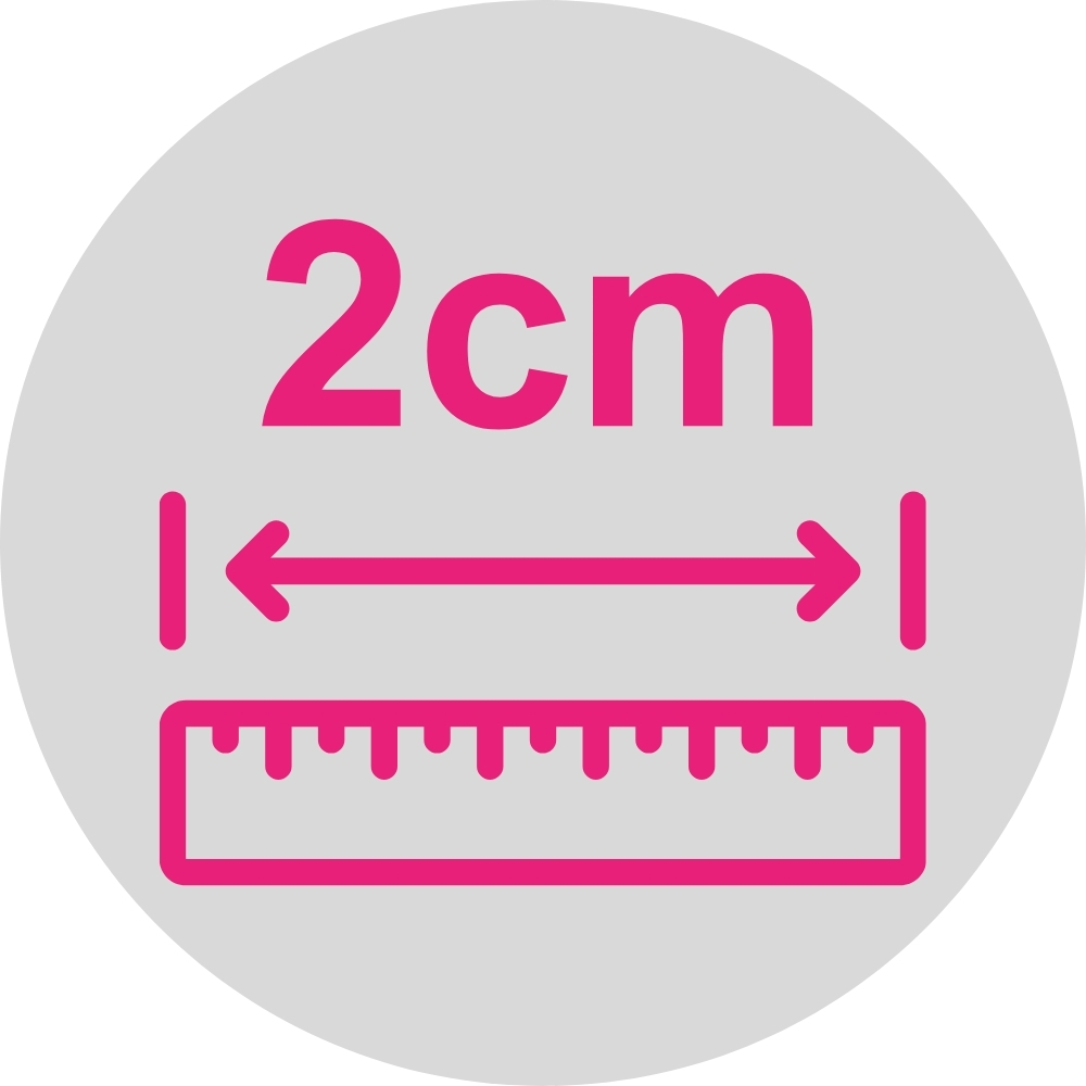 2 cm diameter (Default)